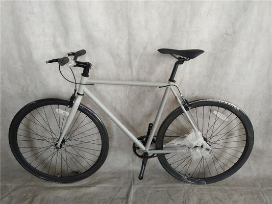 160 kg Capacità di carico Grigio Colore classico Single Speed Fixie Fixed Gear Bike 1.6m Lunghezza