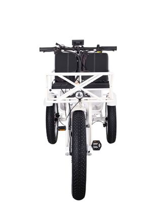 750W ruote anteriori rickshaw elettrico trike con batteria al litio 21AH e 7 marce di velocità