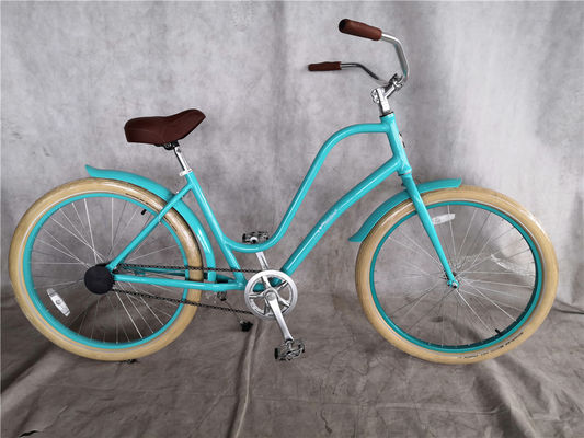 Coaster Brake 26 pollici Single Speed Hybrid Unisex Beach Cruiser Bike con pneumatici 26*2.35