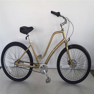 Coaster Brake 26 pollici Single Speed Hybrid Unisex Beach Cruiser Bike con pneumatici 26*2.35