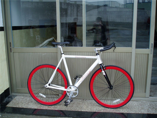 Lasco Crank Set Colore argento Single Speed Bullbar Aluminico Leggio Cornice Vintage Fixie Fixed Gear Bicicleta