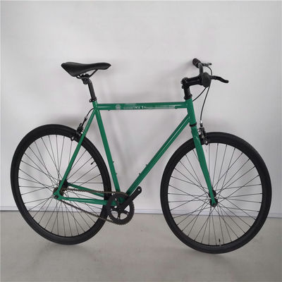 60 cm di telaio in acciaio Fixie Fixed Gear Bike Promax Double V Brake 700c Single Speed Track