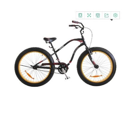 26&quot; Ruota Grandezza Fat Pneus Bike Bicicletta Snow Bike con L 180MM Stem e costruzione durevole