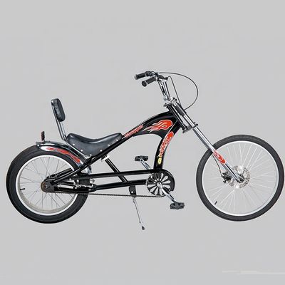 Peso lordo 38 kg 24 pollici elicottero bicicletta con ingranaggi a velocità singola e telaio lungo