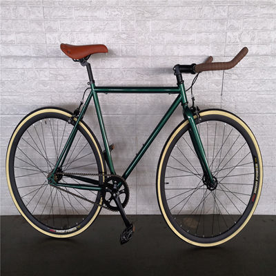 Bicicletta a doppio V freno 700c Bullhorn Maniglia Bar Fixed Gear per adulti Retro Vintage Classic