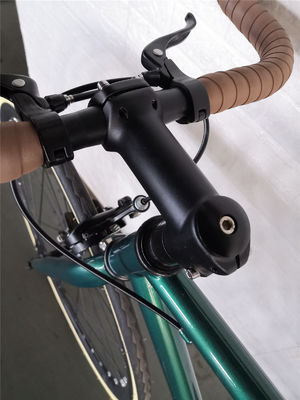 Bicicletta a doppio V freno 700c Bullhorn Maniglia Bar Fixed Gear per adulti Retro Vintage Classic