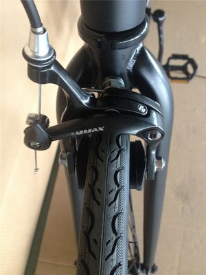 Custom Matt Black Fixie Bike Frame per adulti 700C Single Speed Urban Fitness Cruiser