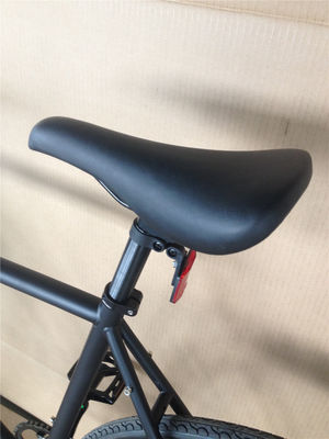 Custom Matt Black Fixie Bike Frame per adulti 700C Single Speed Urban Fitness Cruiser