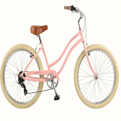 KMC Catena Nero Colore Urbano Donna Single Speed Donne Beach Cruiser Bicicleta per gite rilassanti