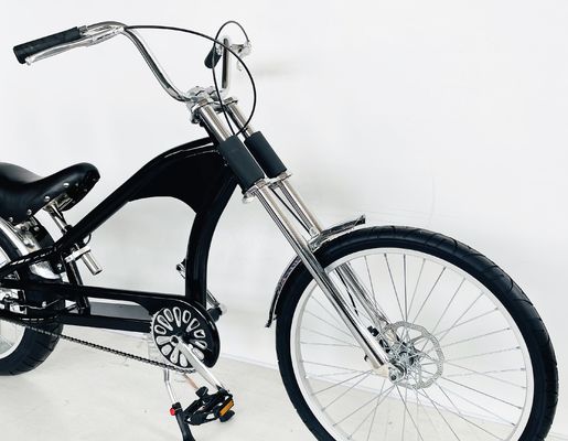 Peso lordo 25.0 KG 24-20 &quot;Single Speed Adult Chopper Bike con forchetta in acciaio da OEM
