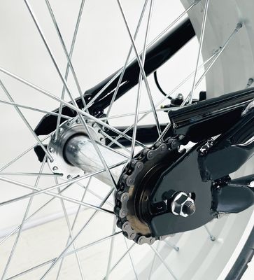 Peso lordo 25.0 KG 24-20 &quot;Single Speed Adult Chopper Bike con forchetta in acciaio da OEM