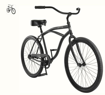 26 pollici colore rosso classico uomo Beach Cruiser biciclette con grande e comodo sedile