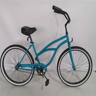 26 pollici colore rosso classico uomo Beach Cruiser biciclette con grande e comodo sedile