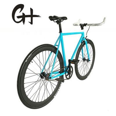 Bicicletta con telaio in acciaio Hi-Ten a velocità fissa per il mercato americano