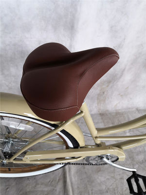 26 pollici Bianco Colore Single Speed Vintage Beach Cruiser Bike femminile per Cavalcare Casual
