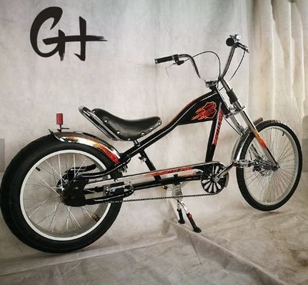 2020 24&quot;-20&quot; Single Speed OEM/ODM Made in Big Adult CE Chopper Bike con forchetta in alluminio