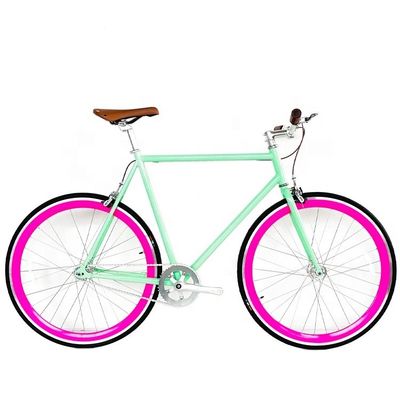 Bicicletta a velocità fissa 700C con telaio in acciaio Hi-Ten e certificazione CE CPSC