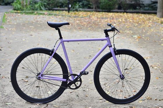 Lasco Crank Set 700c Carbon Frame Single Speed Fixed Gear Bike con pneumatico Kenda 700*28C