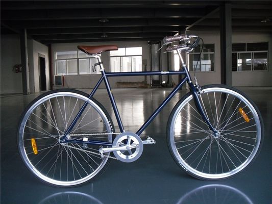 Lasco Adult Mens Single Speed Retro Bike Vintage 4130 City Bikes Ibridi Bicicromoli 700*25C