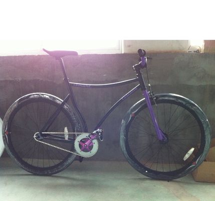 Customized CE Hi-Ten Steel Frame 700C Single Speed Fixed Gear Bike per ragazzi