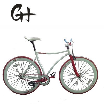 Customized CE Hi-Ten Steel Frame 700C Single Speed Fixed Gear Bike per ragazzi