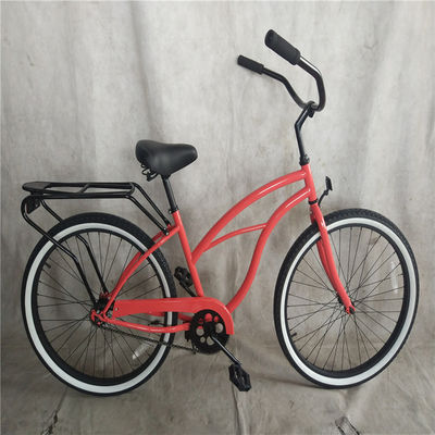 Mint Green Lady Low Step Sport Hybrid Bike Donna Single Speed Comfort Beach Cruiser Bike 26 pollici