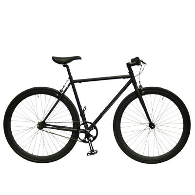 Quando Hub Nero Colore Personalizzare 700x28C Cornice in acciaio Vintage Fixie Bicicletta a marcia fissa