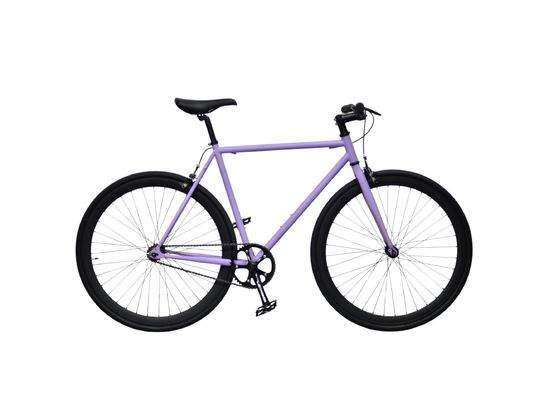 Quando Hub Nero Colore Personalizzare 700x28C Cornice in acciaio Vintage Fixie Bicicletta a marcia fissa