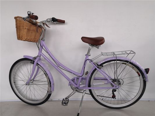 1.8m lunghezza telaio in acciaio 700C donne Single Speed City Bike per il mercato americano OEM / ODM