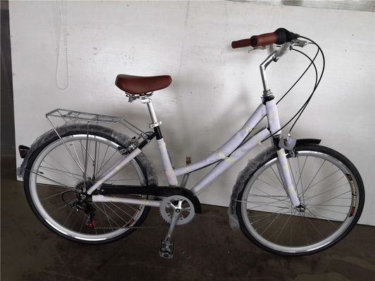 1.8m lunghezza telaio in acciaio 700C donne Single Speed City Bike per il mercato americano OEM / ODM