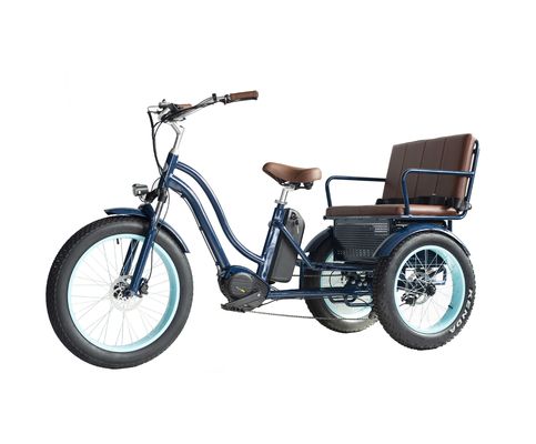 Riccio elettrico a motore a mozzo anteriore con batteria al litio da 17AH da 48V 750W e pneumatici Big Fat