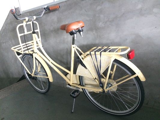 Old Man City Bike Classic Dutch Bike con telaio in acciaio e doppio freno V