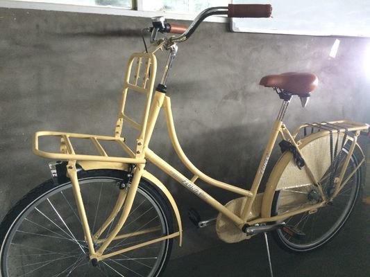Old Man City Bike Classic Dutch Bike con telaio in acciaio e doppio freno V