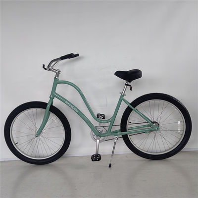 26 pollici passo attraverso la bicicletta Beach Cruiser con telaio in lega di alluminio e single gear
