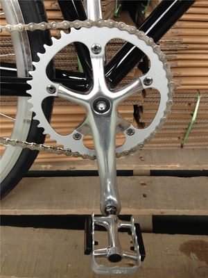 Vintage Fixed Gear Bike Bicicletta per adulti di corsa su strada 2023 Wellgo Pedal Lasco Crank Set