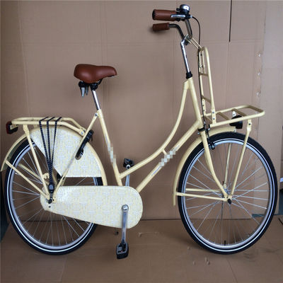 Bici olandese a velocità singola con catena KMC da 28 pollici, classica bici da città retrò Lady Holland