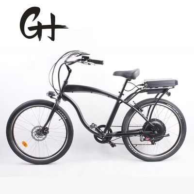 High Speed 26&quot; Electric Beach Cruiser Bike con motore da 1000W e batteria al litio da 48V 14Ah