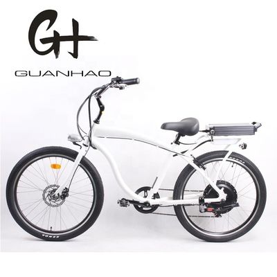 High Speed 26&quot; Electric Beach Cruiser Bike con motore da 1000W e batteria al litio da 48V 14Ah