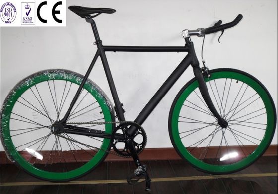 USA CE Track Fixie Bicycle 700C Frame in alluminio OEM Single Speed con tronco in lega di alluminio