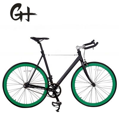 USA CE Track Fixie Bicycle 700C Frame in alluminio OEM Single Speed con tronco in lega di alluminio