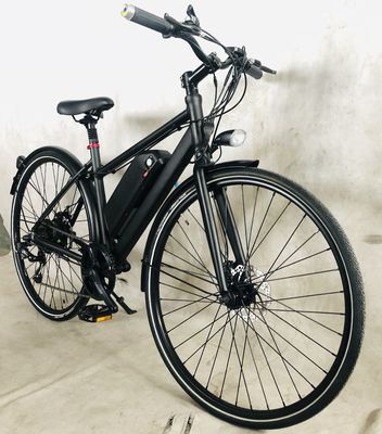 26" Motore a mozzo posteriore 24V 250W 14AH Batteria al litio Cornice in alluminio Shimano 7 velocità City Lady Bike elettrica