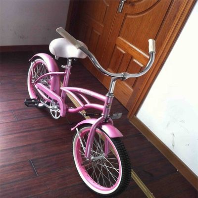 20&quot; Monoposto a velocità singola Freno rosa Logo OEM Americano Mini Kid Small Frame CE Girl Beach Cruiser Bicicleta