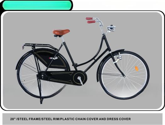 Prendi la tua bicicletta olandese da 28 pollici in nero classico