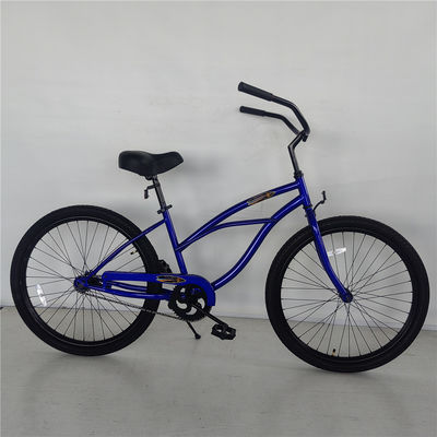 2024 Modello 26&quot; Single Gear Foot Brake Anti-Rust Beach Cruiser Bike femminile Forchetta in acciaio