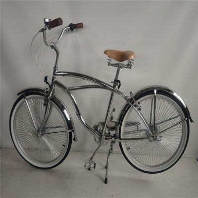 26 pollici di alluminio cornice maschile adulto Beach Cruiser Bike con 7 velocità Shimano Derailleur