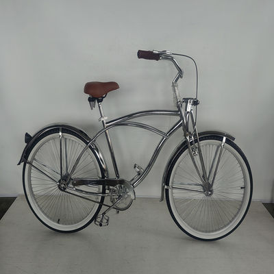 26 pollici di alluminio cornice maschile adulto Beach Cruiser Bike con 7 velocità Shimano Derailleur