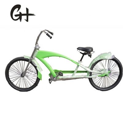 26' Long Frame Chopper Beach Cruiser Bike con pedale in lega e forcella in acciaio