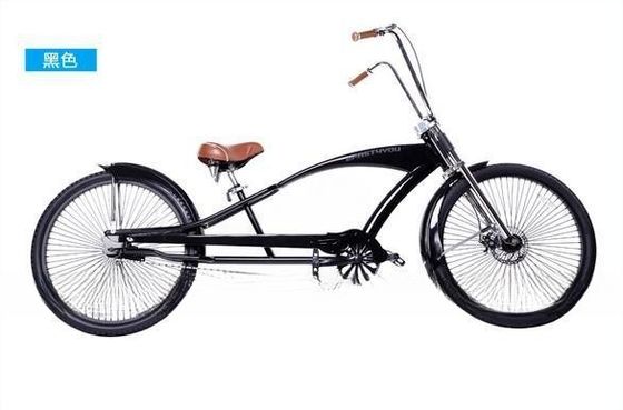 26' Long Frame Chopper Beach Cruiser Bike con pedale in lega e forcella in acciaio