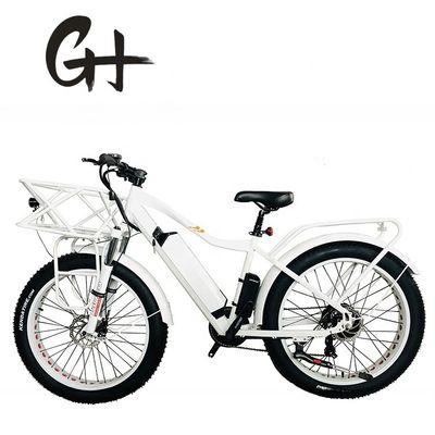 26&quot; 4.0 Big Snow Fat Tire Electric Bike con freno a disco e 1000W 48V 17AH Rear BaFang Motor