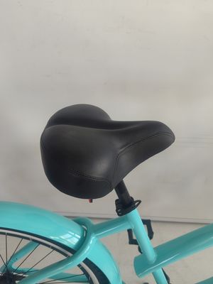 Cornice in alluminio da 26 pollici a motore ibrido da donna da beach cruiser 2024 senza ammortizzatore posteriore